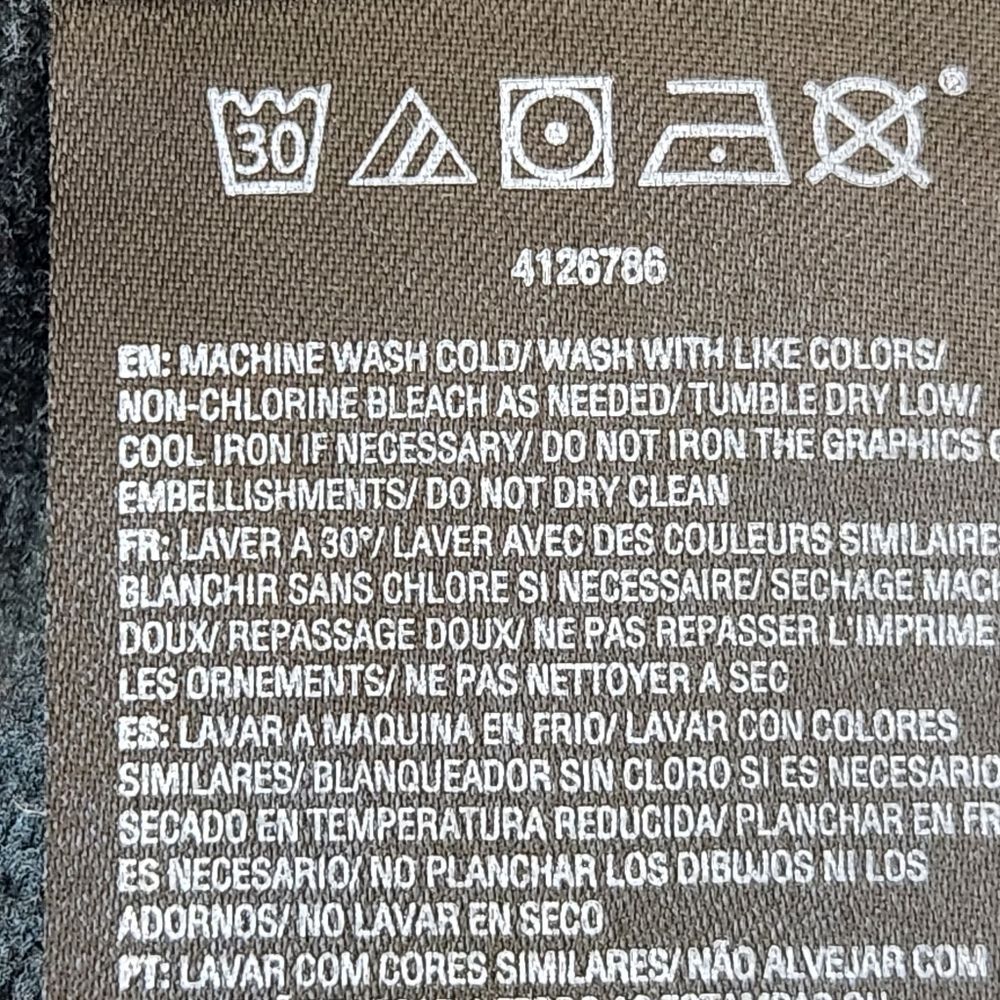 Volcom Forzee Hoodie Mens Med Black Pullover Slim Fit  school outdoor - Picture 10 of 12